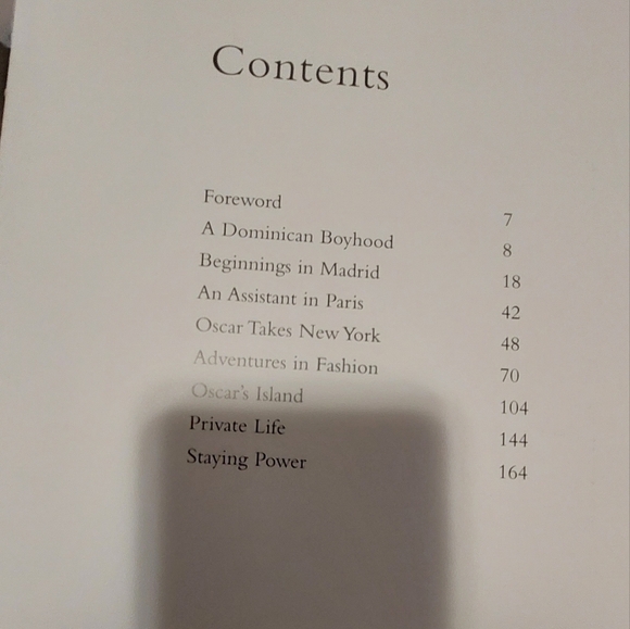 Oscar de la renta vintage book, style, inspiration and life of Oscar de la renta - Picture 3 of 8
